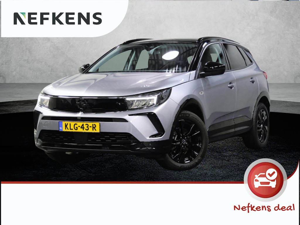 Opel Grandland 1.2 130PK GS Automaat | 1ste eigenaar | AppleCarPlay/AndroidAuto | Adaptief Cruise Control | Camera | Stoel, Stuur & Voorruit verwarmd | AGR-Stoelen | Parkeersensoren | Isofix | Privacy Glass |