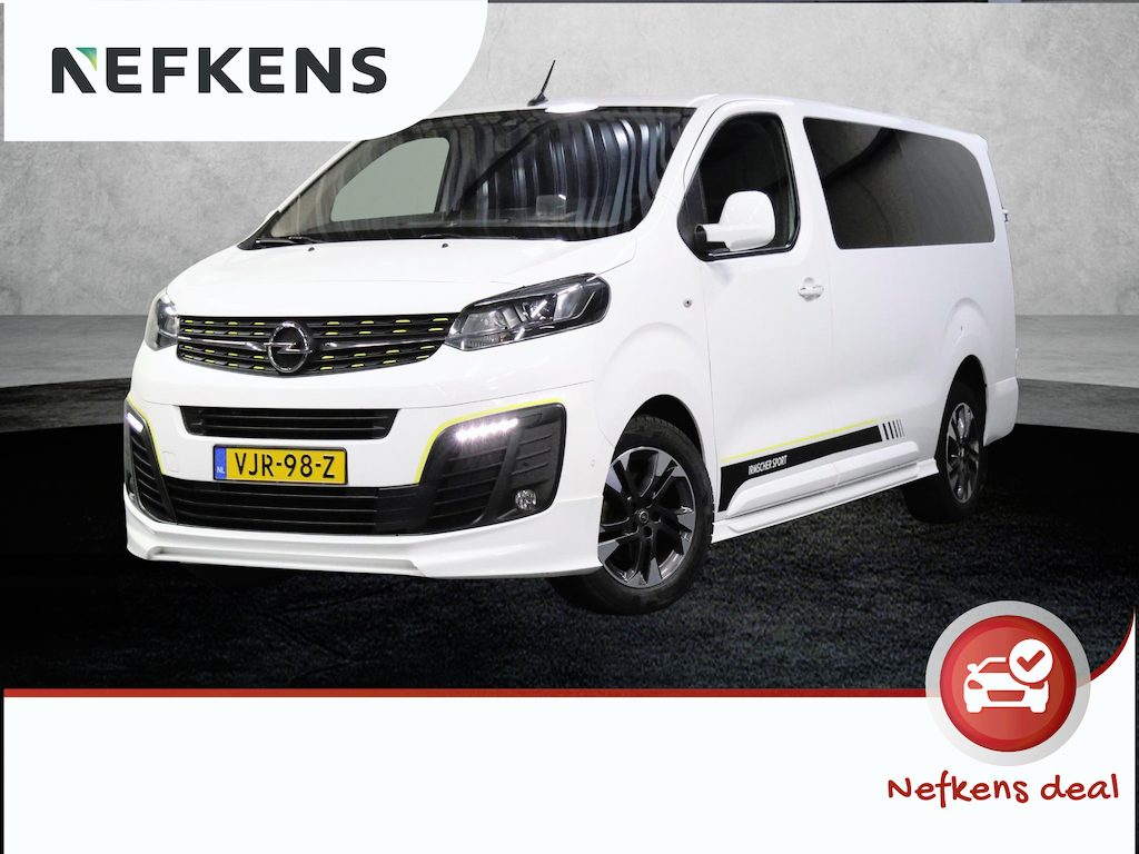 Opel Vivaro 2.0 180PK L2H1 Innovation Irmscher | 1ste Eigenaar | Automaat | Navigatie | Head-Up Display | Stoel/BankVerwarming | Camera | Adaptieve Cruise Control | 17"LMV | Climate Control | Apple Carplay/Android Auto | Trekhaak | Privacy Glass |