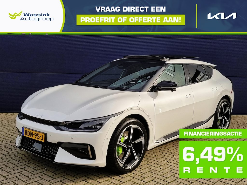 Kia EV6 77,4kWh 585pk AWD GT | LED | Meridian Audio | Navigatie | 360 camera | Panorama dak | 98% SOH