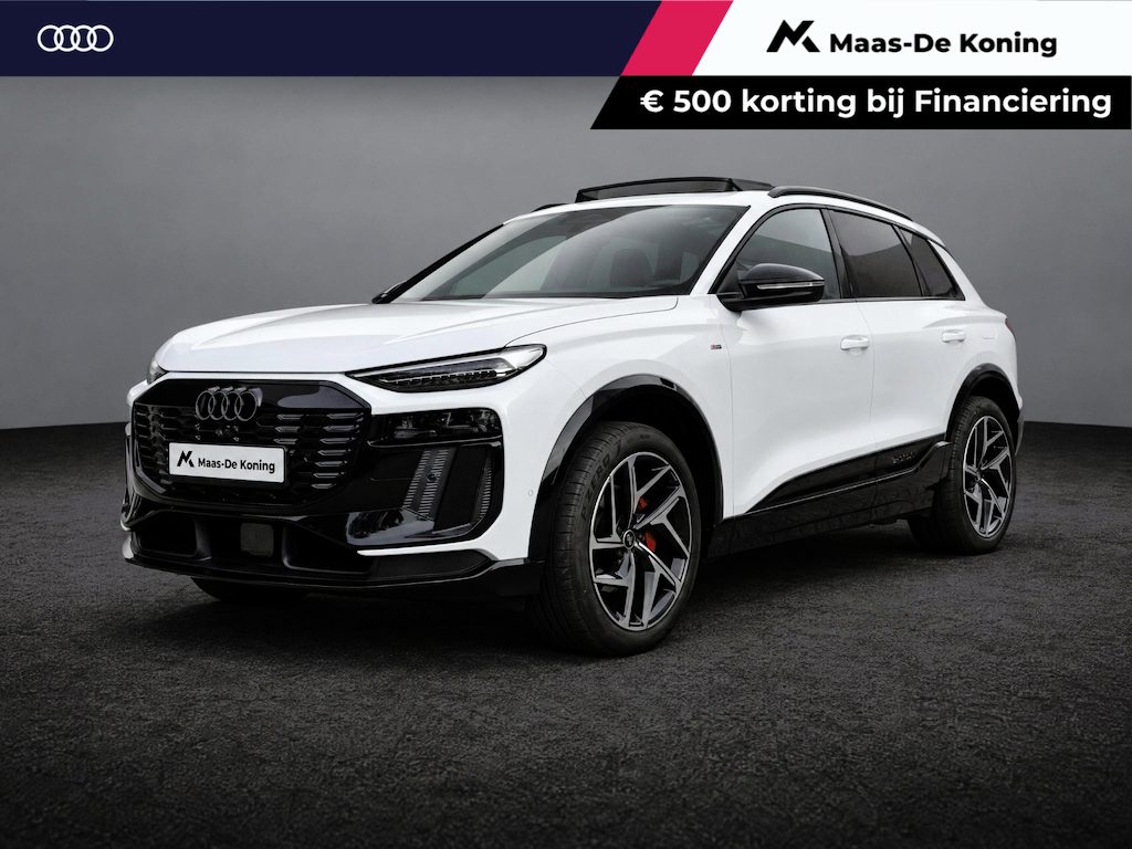 Audi Q6 e-tron S edition performance 100 kWh 306pk · Panoramadak · 360 Camera · Wegklapbare Trekhaak · Elek. Voorstoel · 21'' Inch · Garantie t/m 11-05-2031 of 100.000km