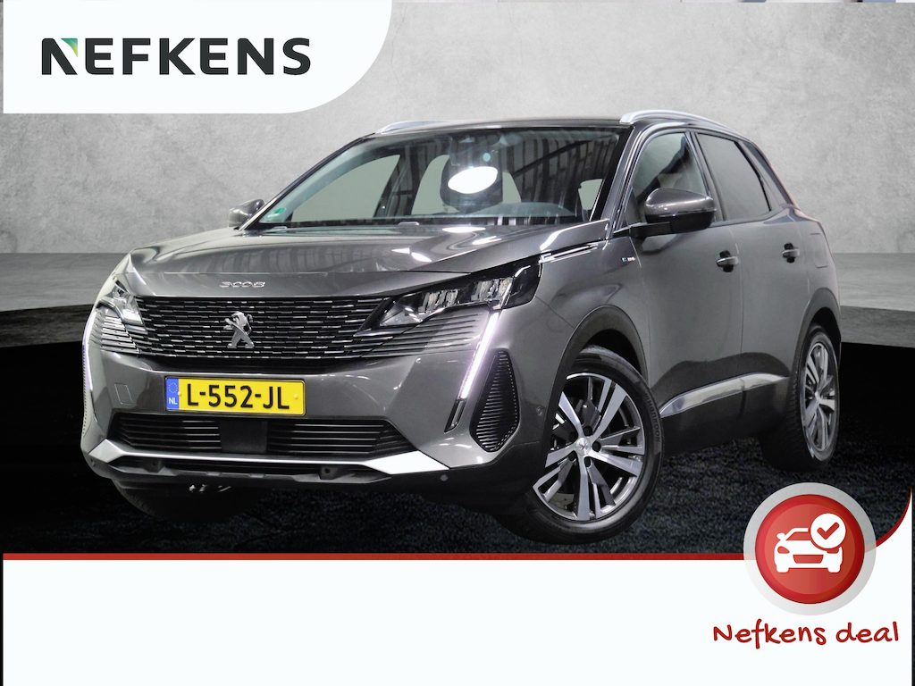 Peugeot 3008 1.6 HYbrid 225PK Blue Lease Allure | AUTOMAAT | Navigatie | Dodehoekdetectie | Camera | LMV | Adaptief Cruise Control | AppleCarPlay/AndroidAuto | Stoelverwarming | Climate Control | Virt.Cockpit | Keyless | Isofix | Privacy Glass | Parkeersensoren | Trekhaak |