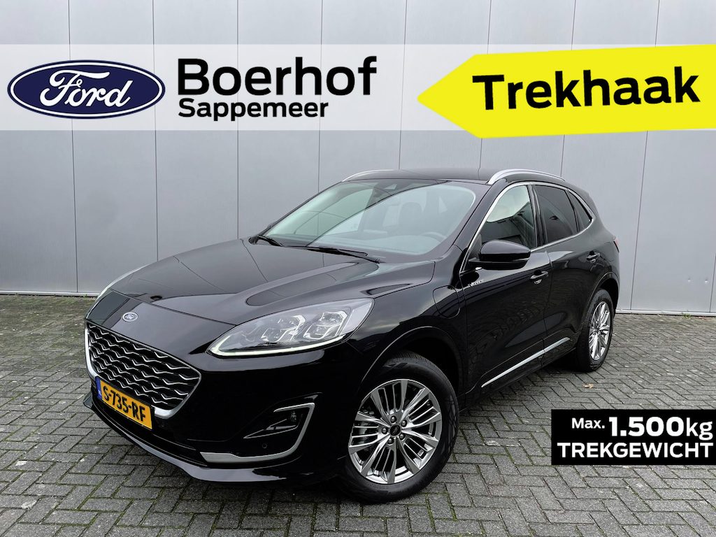 Ford Kuga 2.5 PHEV Vignale 225PK NW geleverd | Stuur/Stoel/Voorruitverw. | Elek. Achterklep | Leer | Camera | Clima | Cruise |