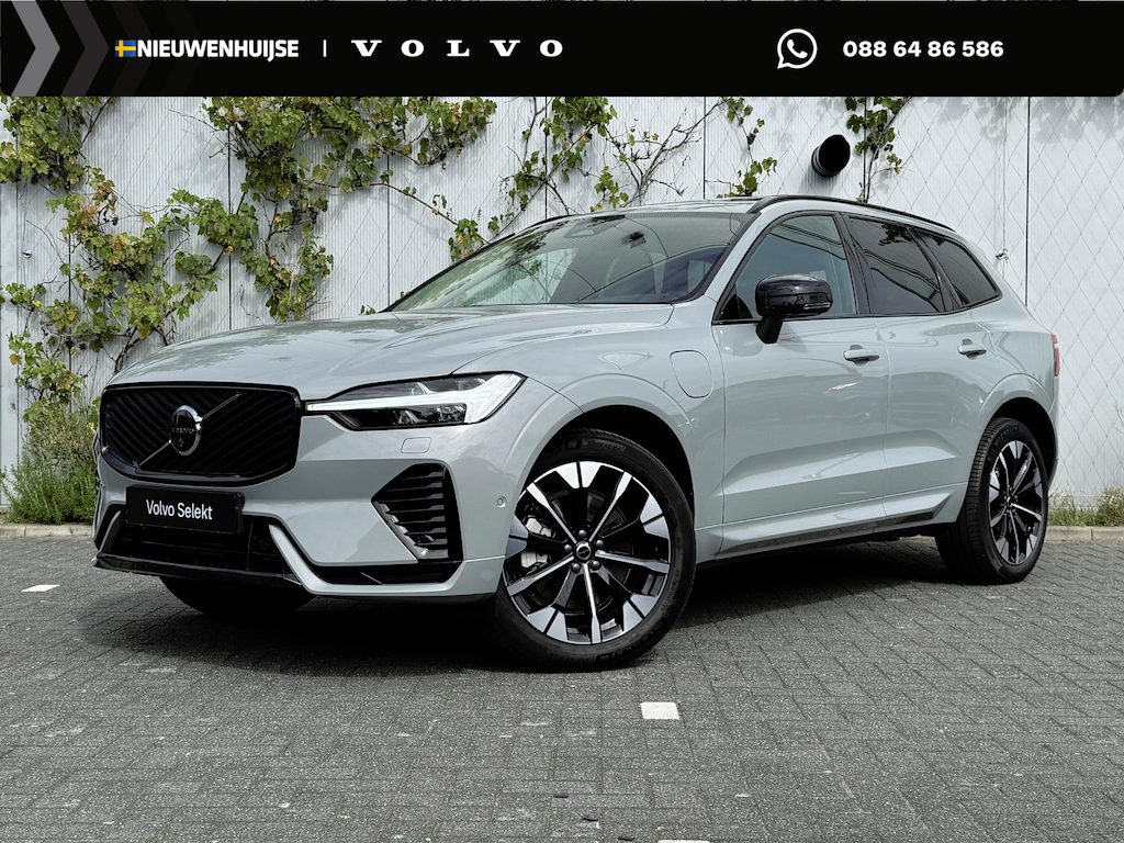 Volvo XC60 2.0 T6 Plug-in hybrid AWD Ultra Dark | Trekhaak | Luchtvering | 360 Graden Camera | Panoramadak | Head-up Display | Harman Kardon Audio | Keyless Entry | Elektrische Achterklep | Elektrisch Verstelbare Voorstoelen | Stoelverwarming voor en achter | Cruise Control Adaptief | BLIS | Google Navigatie | Apple Carplay | Android Auto