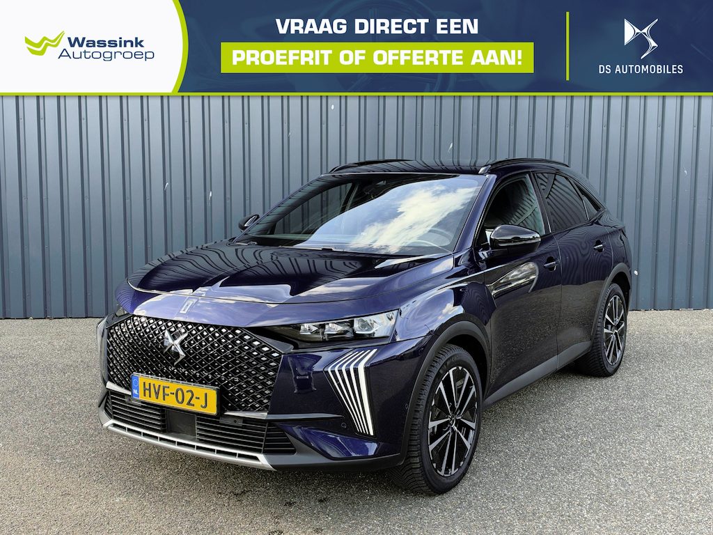DS 7 1.6 PHEV 225 Pallas Alcantara | Navigatie | Adaptive Cruise | Stoelverwarming Voor | Voorruitverwarming | Michelin Cross Climate | Carplay | DAB | NL Auto