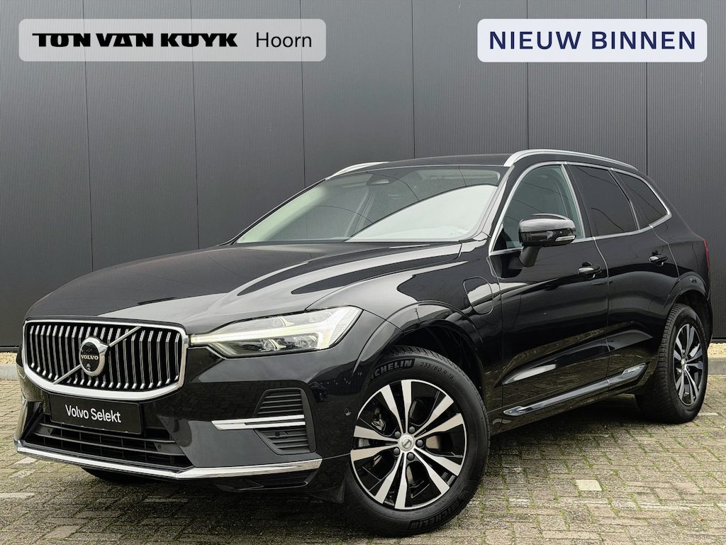 Volvo XC60 2.0 T6 Plug-in hybrid AWD Bright Leer / climate line/ 360 camera / SEH 95 %/  intellisafe / schuifdak/  extra getint glas/ trekhaak/ all weather banden