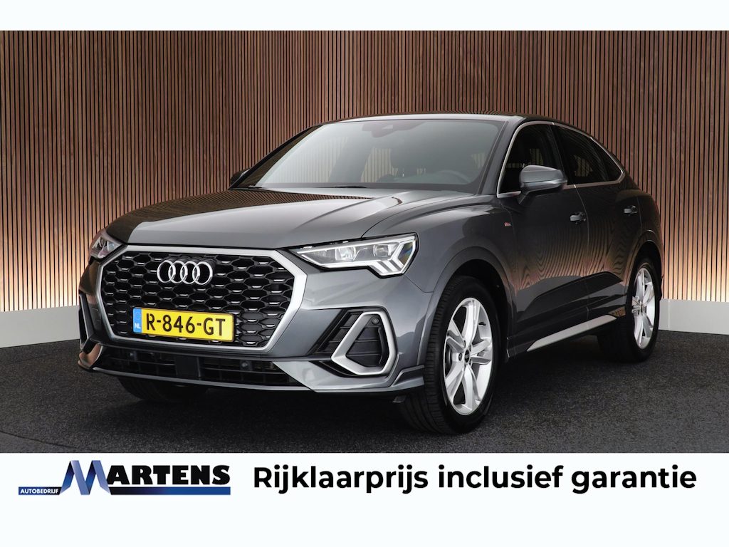 Audi Q3 Sportback 35 TFSI 150pk S Edition Trekhaak Leder Stoelverwarming Navigatie ACC 2x S-Line