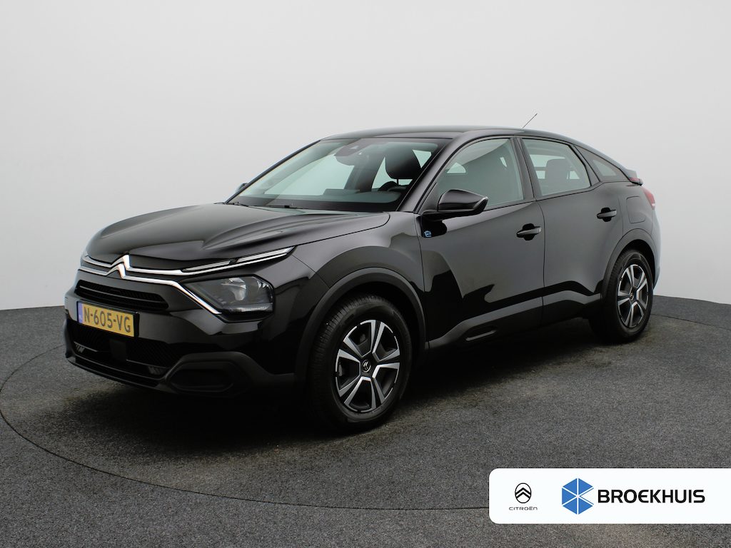 Citroën E-C4 Live 50 kWh 3 Fase | Carplay | Voorconditionering | Keyless | Navigatie | PDC | LED | 16" Lichtmetalen Velgen | Origineel NL!