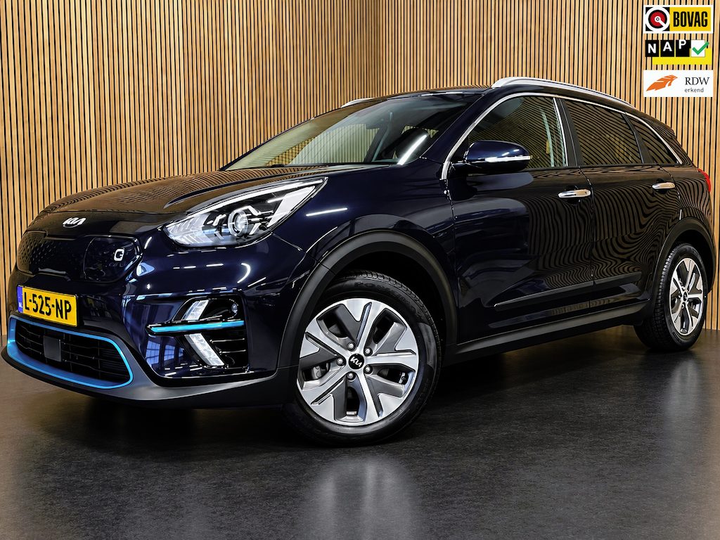 Kia Niro EV E-Niro DynamicLine 39 kWh|3-FASE|100% SOH|ACC|AFN.TREKHAAK|CARPLAY|CAMERA|1/2 LEDER|1e EIGENAAR|INCL.BTW|NAVI|NAP|NL-AUTO|