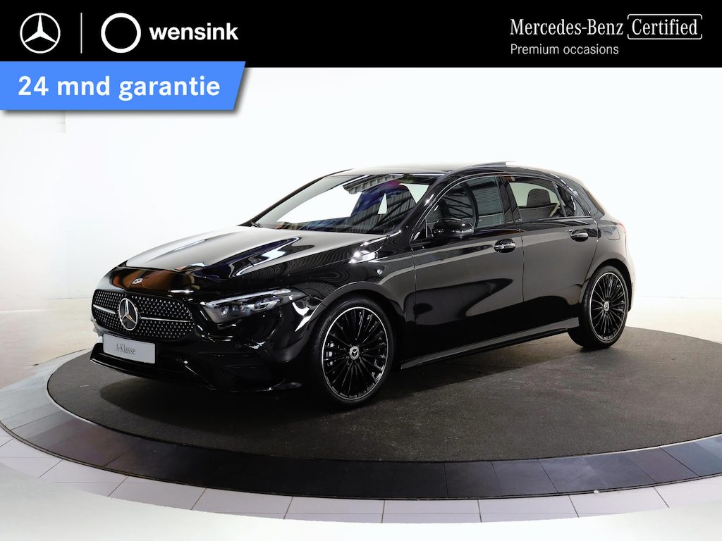 Mercedes-Benz A-klasse 180 Business Solution AMG | Night | Panoramadak | Multispaaks lichtmetalen velgen | Memory | Sfeerverlichting | Stoelverwarming |