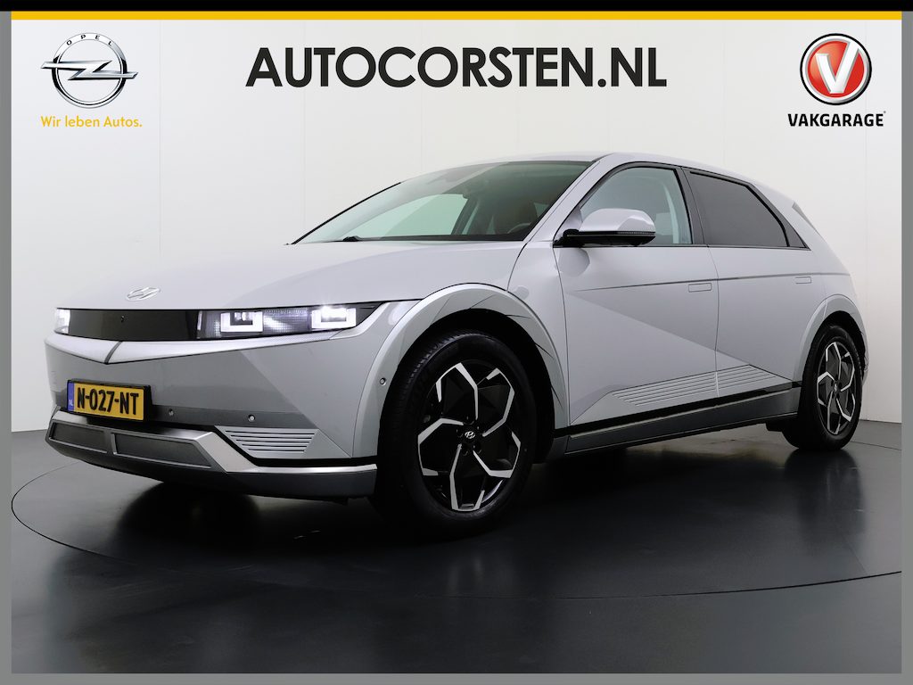 Hyundai Ioniq 5 Lounge 73kWh SOH 96% Leder Trekhaak Adap.Cruise Bose®-Audio Warmtepomp Elek.Stoelen+Memory Head-Up Display 360°Camera Stoel+Stuurverwarming+Stoelventialtie Navi Apple Carplay Android Auto Elek.Achterklep Ecc Privacy Glas Lmv 19" DAB Regen-Lichtsensor 1.600KG Trekgewicht 1e Eigenaar Origineel Nederlandse Auto