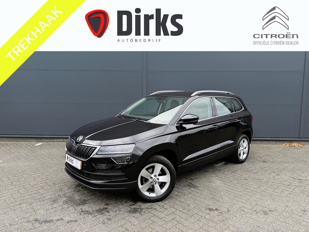 Skoda Karoq 150pk Business Edition (Trekhaak - LED - Camera - Keyless start - Navigatie - Automatische Airco - Apple Carplay - Parkeersensoren V+A)