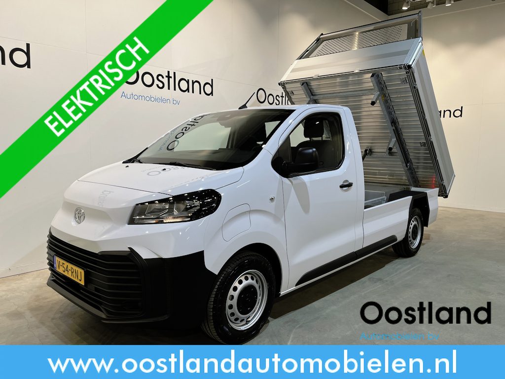 Toyota PROACE CITY Electric Pick-up Kipper 50 kWh / Tipper / 100% Elektrisch / Airco / Cruise Control / PDC / NIEUW !!