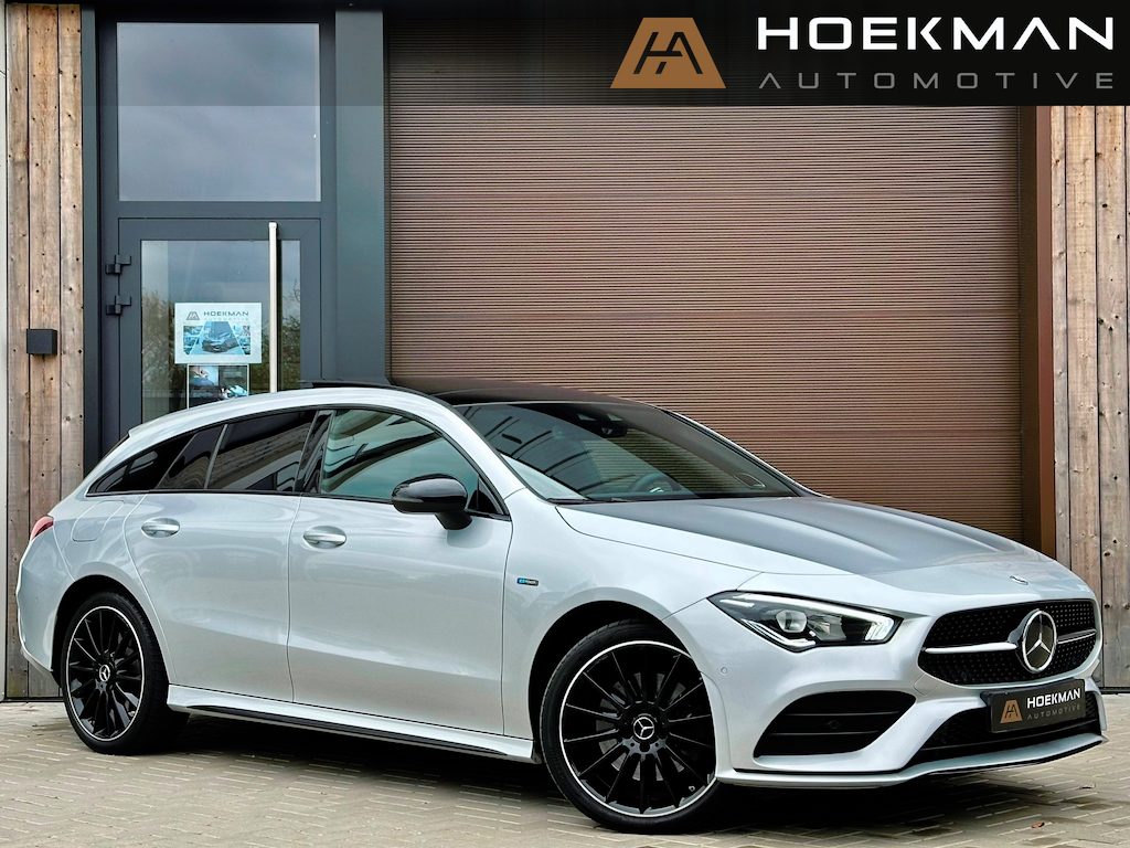 Mercedes-Benz CLA Shooting Brake 250 e Premium Plus AMG-Line Night|Panoramadak, Burmester, Sfeerverl., Widescreen, ACC, 19”