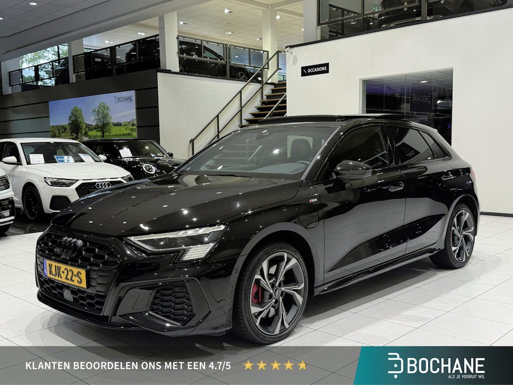 Audi A3 Sportback 45 TFSI e S edition Competition | Panormadak | Leder | Camera | Stoelverwarming |