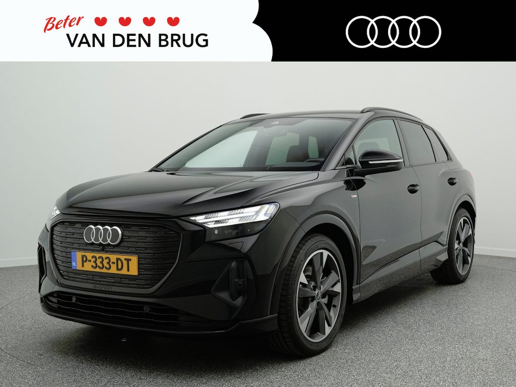 Audi Q4 e-tron 40 Launch edition S Competition 77 kWh | Warmtepomp | SONOS Premium | Matrix LED | S-Line | Camera | ACC | Stoelverwarming!
