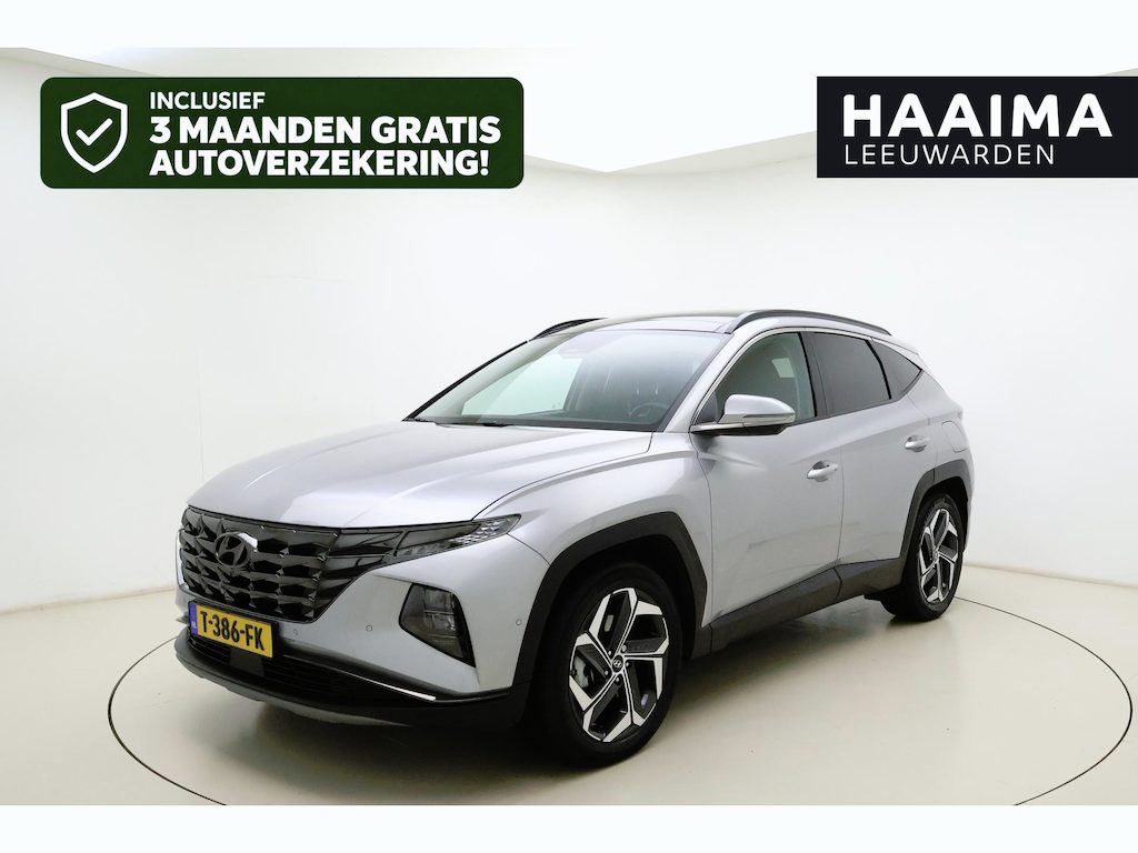 Hyundai Tucson 1.6 T-GDI PHEV Premium Sky 4WD Automaat | Panoramisch schuifdak | Trekhaak | Stoelverwarming & Ventilatie | Lederen bekleding | Stuurwielverwarming