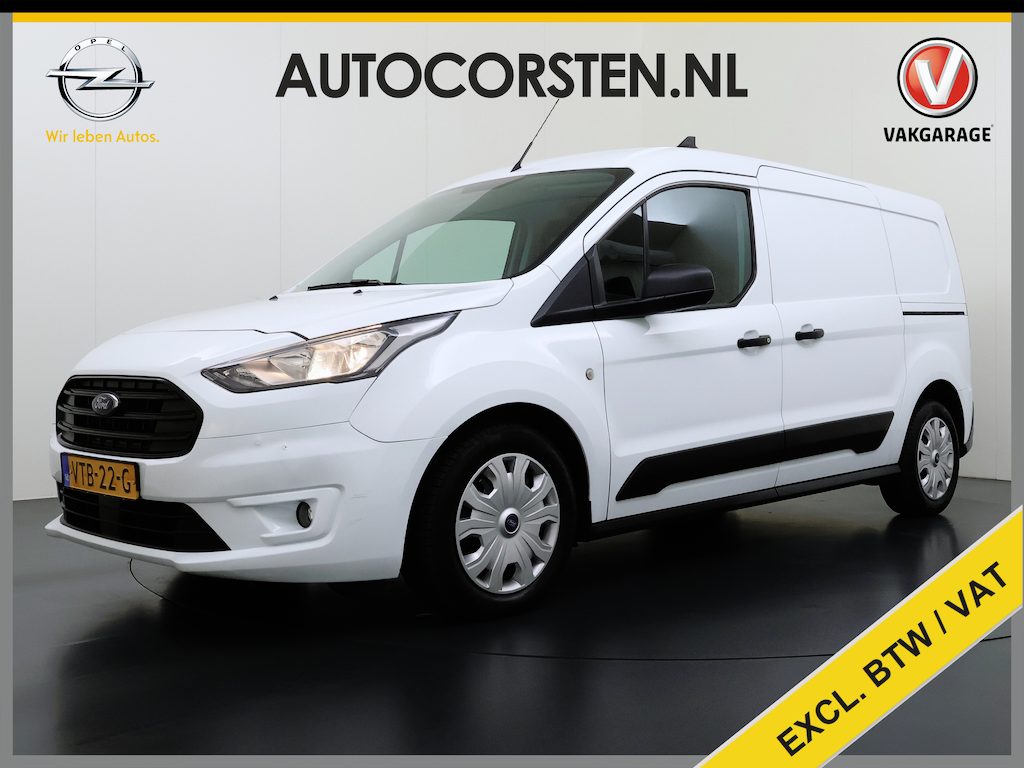 Ford Transit Connect 1.5TDCi 100PK L2 2X Schuifdeur Camera Euro 6 Navi Airco Cruise Control Voorruitverwarming DAB Pdc Ford sync 3 Betonplex Vloer Lat om Lat betimmering Achterdeuren Origineel Nederlandse Auto