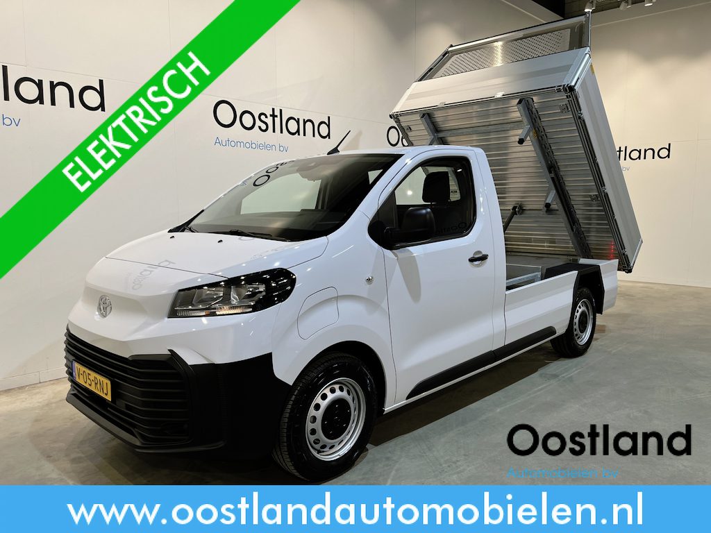 Toyota PROACE CITY Electric Pick-up Kipper 50 kWh / Tipper / 100% Elektrisch / Airco / Cruise Control / PDC / NIEUW !!