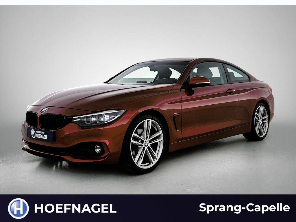 BMW 4-Serie Coupé 420i High Executive | Sunset Orange | Stoelverwarming | Cruise Control | Navi |