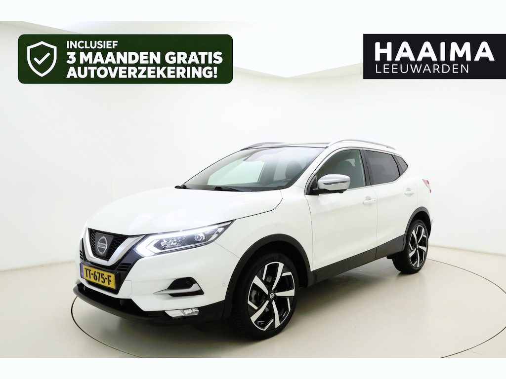 Nissan Qashqai 1.2 Tekna + | Nappa Lederen bekleding | BOSE audio system | Keyless | Panoramadak | Keyless | Stoelverwarming | Navigatie