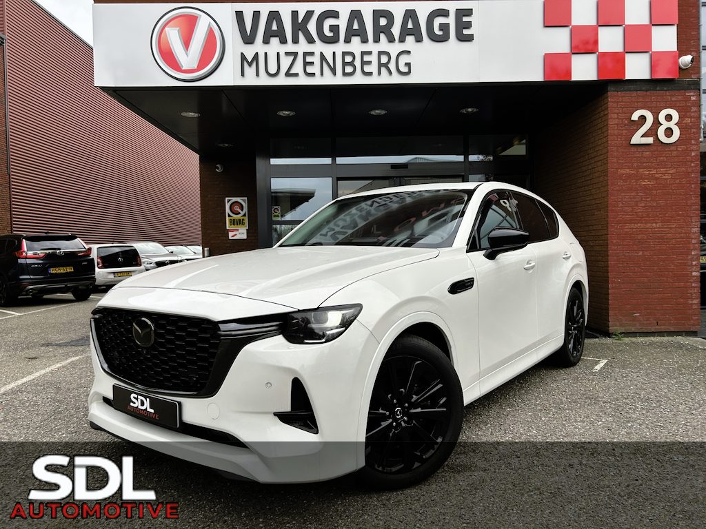 Mazda CX-60 2.5 e-SkyActiv PHEV Homura // SOH 92% // NAVI // PANO SCHUIF-KANTELDAK // 360° CAMERA // ELEK. ACHTERKLEP // STOELVERWARMING + STOELVERKOELING //