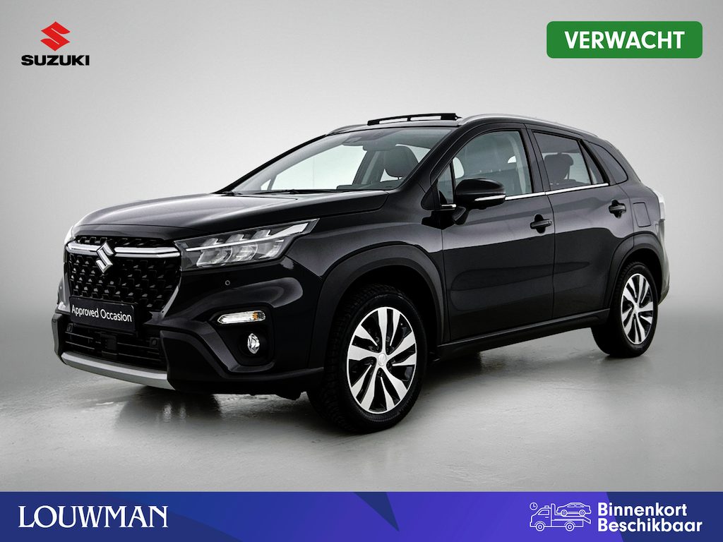Suzuki S-Cross 1.4 Boosterjet AllGrip Style Smart Hybrid | Panoramadak | 360 Camera | Dodehoek detectie | Parkeersensoren voor+achter | Stoelverwarming | Navigatie | Apple CarPlay/Android Auto |