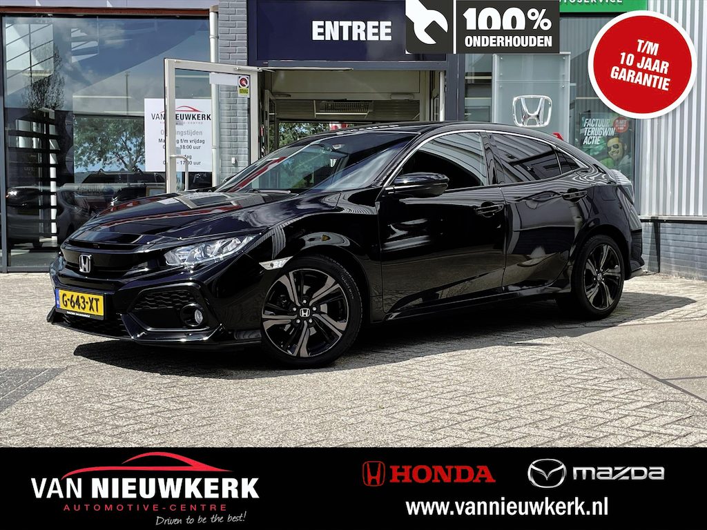Honda Civic 1.0 i-VTEC Automaat 5D Elegance | Navi & Carplay | Dealeronderhouden | Adaptieve Cruise | Climatecontrol | Stoelverwarming |
