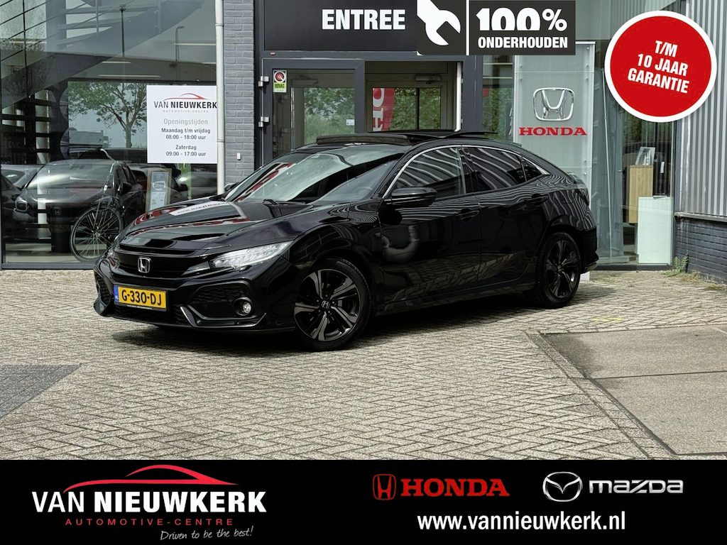 Honda Civic 1.0 i-VTEC 126pk 5D Executive | Panoramisch Schuifdak | Dealeronderhouden | Navi & Carplay | Adaptieve Cruisecontrol | LED Verlichting |