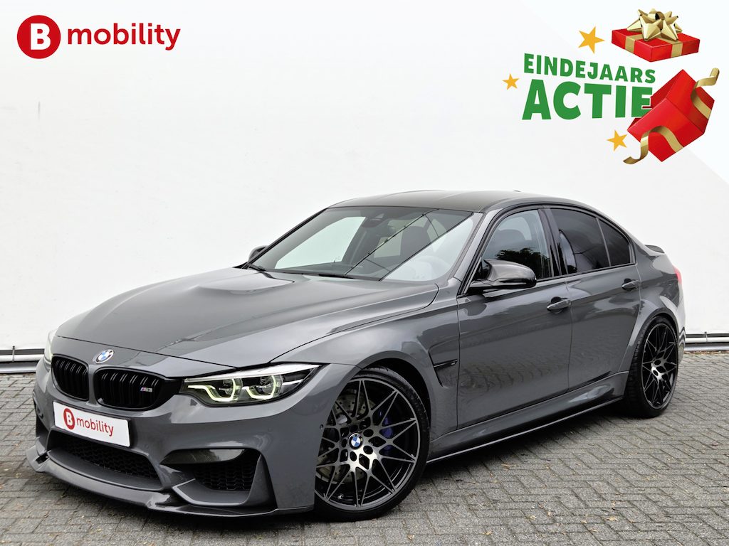 BMW M3 3-serie Competition DCTA M-Drivers Package 'Grigio Telesto' Origineel NL! | Competition Pack | Carbon | Head-Up | Harman/Kardon | Surround View