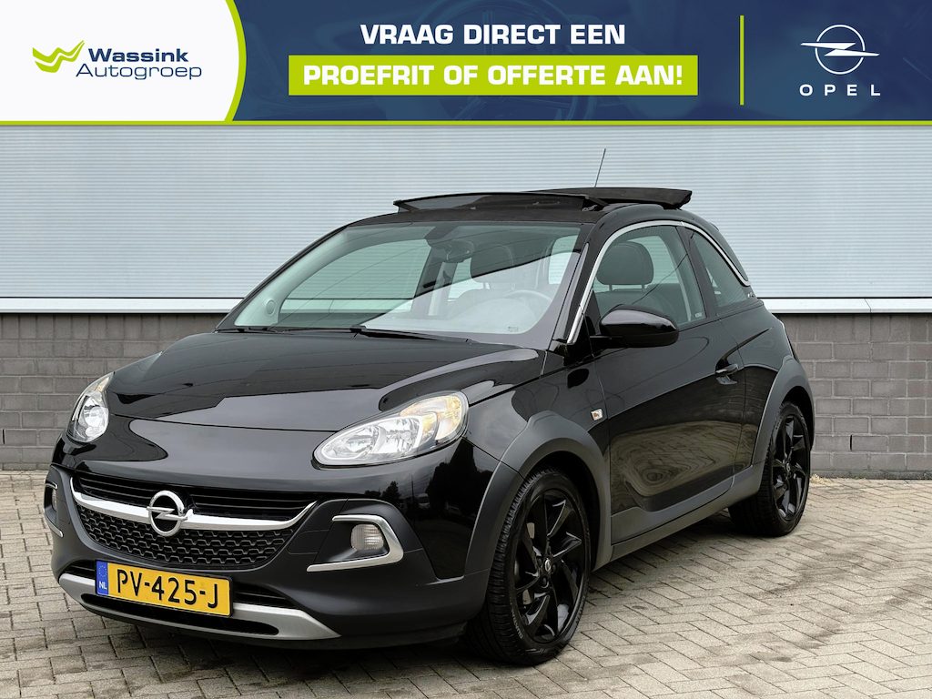 Opel Adam 1.0 Turbo Rocks | Cabrio | Volledig Onderhouden | Stoel- en Stuurwielverwarming | Citysteering | Cruise Control | Zwarte Velgen | Navigatie