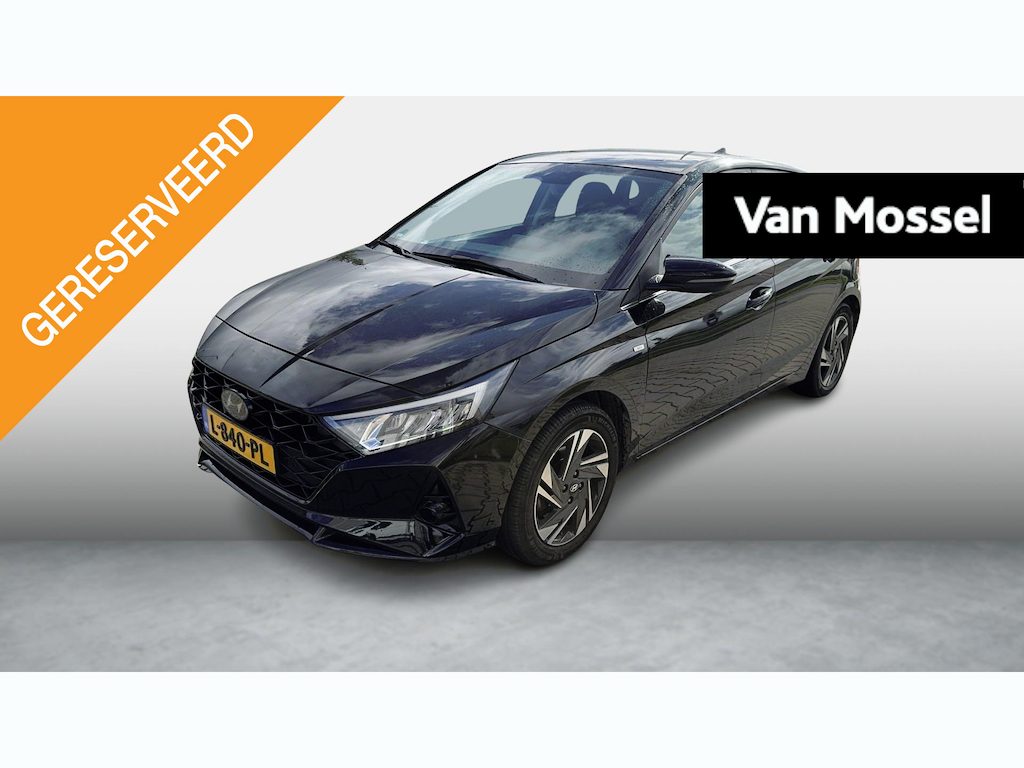 Hyundai i20 1.0 T-GDI Premium | Trekhaak | ECC | Navi | Stoel + Stuurverwarming | 16"LMV | Cam | DAB | Cruise control | Extra getint glas |