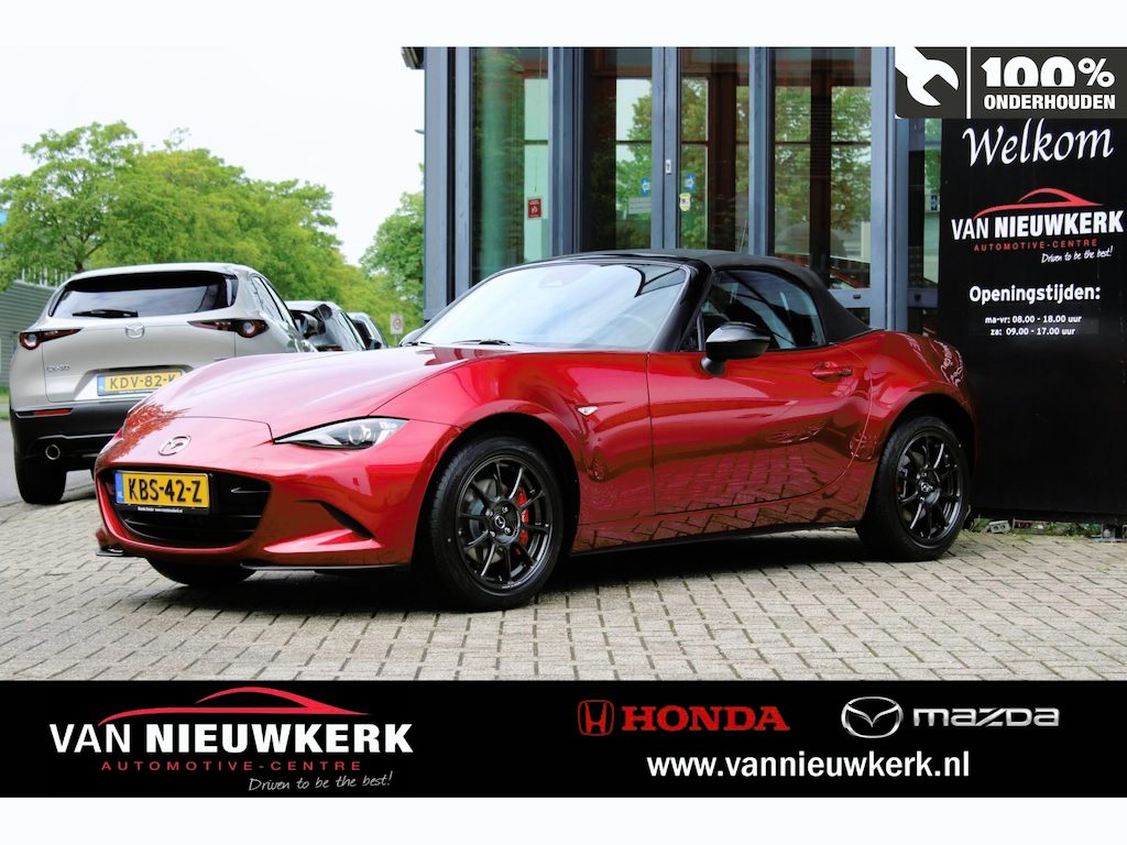 Mazda MX-5 Roadster 1.5 Skyactiv-G 132pk Homura | Brembo remmen | Recaro stoelen | BOSE | Carplay&Android | Keyless