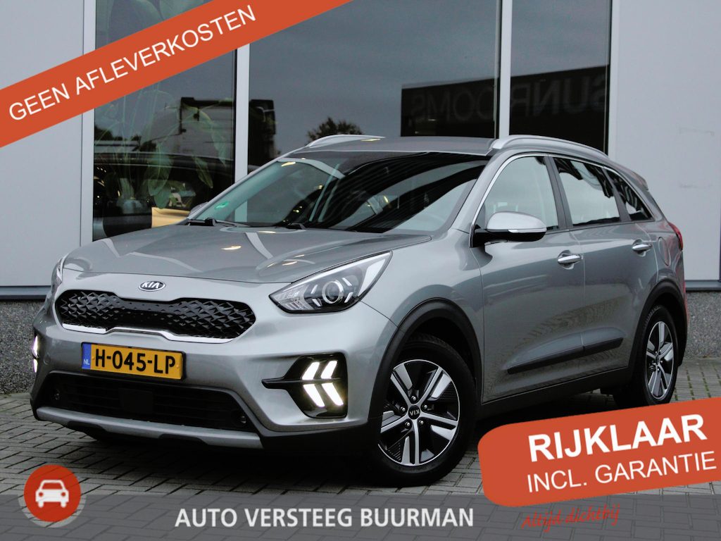 Kia Niro Hybrid 1.6 GDi DynamicLine Trekhaak, Dealeronderhouden, Leder/Stof Bekleding, Carplay/Android Auto, Cruise en Climate Control