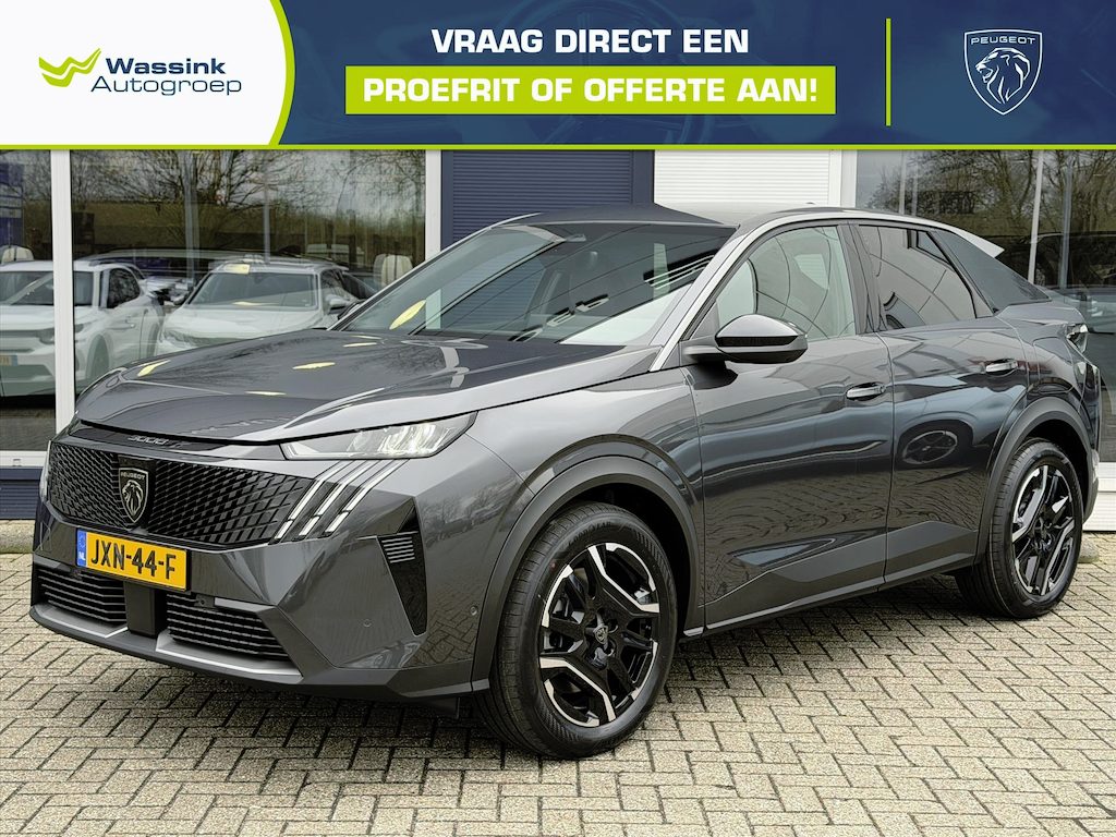 Peugeot E-3008 EV 96 kWh 230pk Long Range Allure VOORRAAD VOORDEEL | Warmtepomp | Trekhaak | Stoelverwarming | Navigatie | Camera | Cruise Control |
