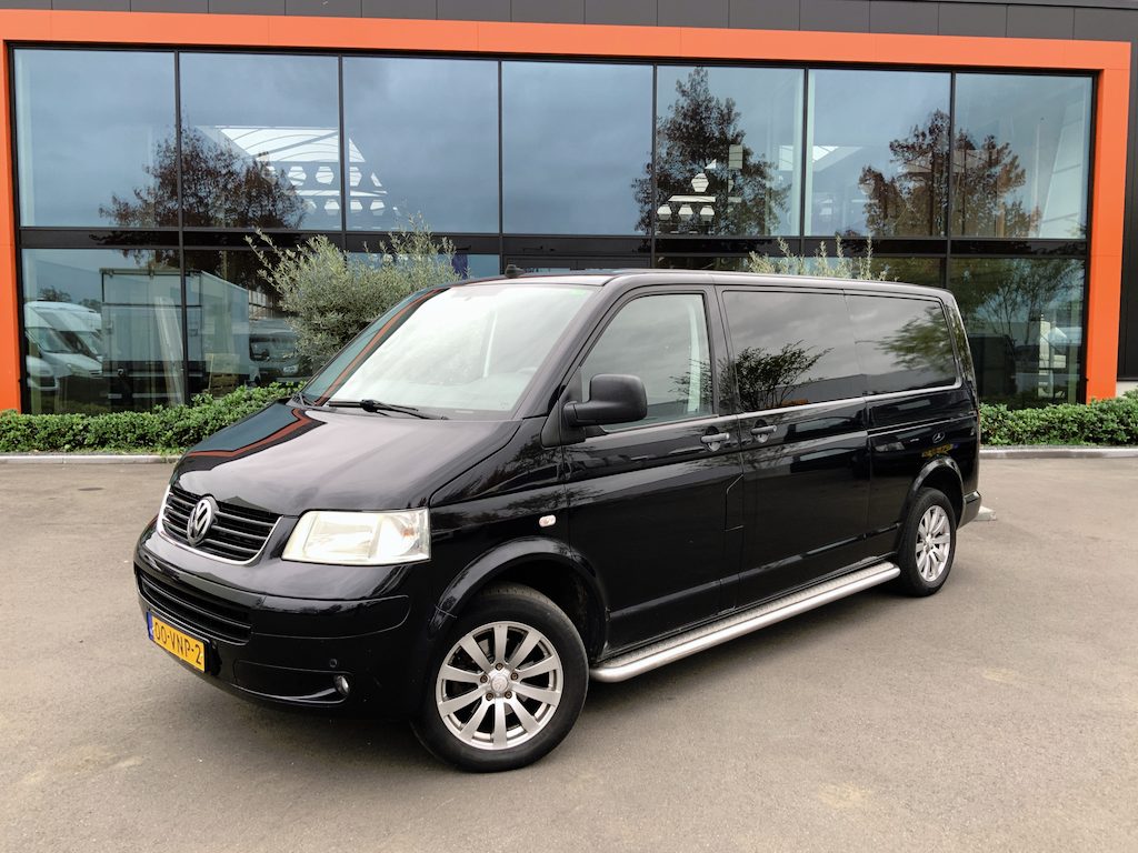Volkswagen Transporter 2.5 TDI 340 Comfortline Dub Cab Automaat Airco Alu Vel Dub Schuifdeur Side Bar Trekhaak 2500 kg Cruise Euro 4 Marge Geen BTW