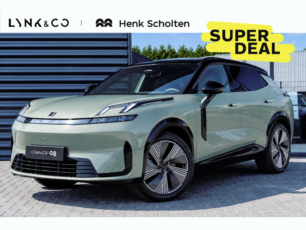 Lynk & Co 08 1.5 More | 200km Hybride | Stoelmassage, Verwarming en Ventilatie | Panoramadak | Matrix LED | Harman Kardon | 360° Camera | Getint glas | Bestuurdersstoel met geheugen | Sfeerverlichting | Apple Carplay | Dodehoekassistent | Adaptive Cruise Contol