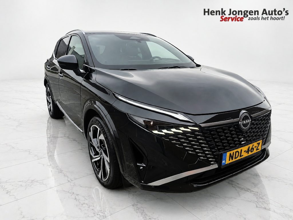 Nissan Qashqai 1.3 MHEV Xtronic Tekna Plus van 2026 Massagestoelen, panoramadak, Rijklaar “Sinds 1970 | 5.000+ reviews | Score 9,5 | Service zoals ’t hoort” Henk Jongen Auto's in Helmond,  al 50 jaar service zoals 't hoort!