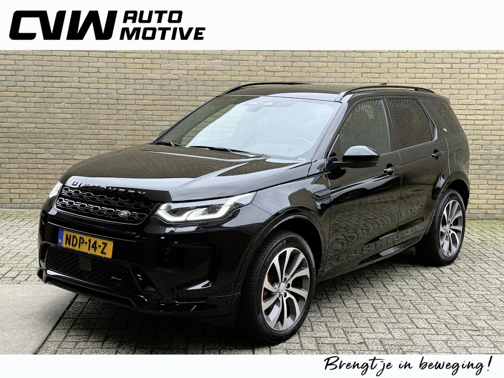 Land Rover Discovery Sport P300e 1.5 R-Dynamic S | Panoramadak | Trekhaak wegklapbaar | Lederen bekleding | Stoel&stuurverwarming | Navigatie | Apple CarPlay / Android Auto | Matrix LED | DAB | Keyless | Meridian audio | Elektrische achterklep | Volledig dealeronderhouden
