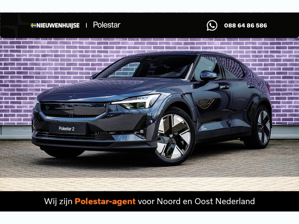 Polestar 2 Long Range Single Motor Prime 82 kWh | LED | Pilot Assist | 360 camera met parkeerhulp | BLIS | Cross Traffic Alert | Rear collision warning | Panoramadak | Harman Kardon premium sound | Volledig verstelbare voorstoelen | Polestar digital key | LED mistlampen met bochtverlichting | Elektr. bedienbare achterklep met voetsensor | Warmtepomp | stoelverwarming achterin | Verwarmd stuurwiel |