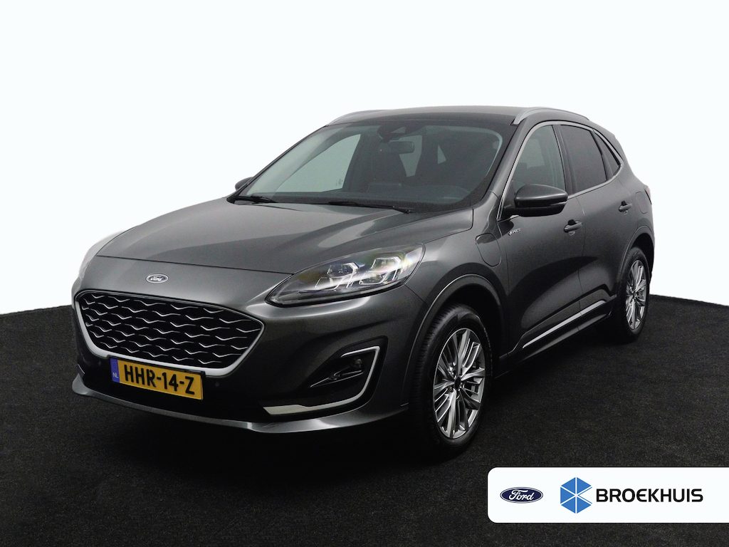 Ford Kuga 2.5 PHEV Vignale | Trekhaak | Winterpakket | Leder | Elek. Stoelen | CarPlay/Android Auto | LED | Stoelverwarming