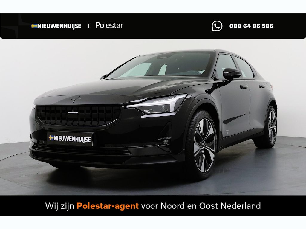 Polestar 2 Long Range Single Motor 78 kWh | Pilot Pack Lite | 360 Graden Camera | Keyless Entry | Elektrische Achterklep | Cruise Control Adaptief | Dodehoekdetectie | Navigatie | Apple Carplay | Android Auto