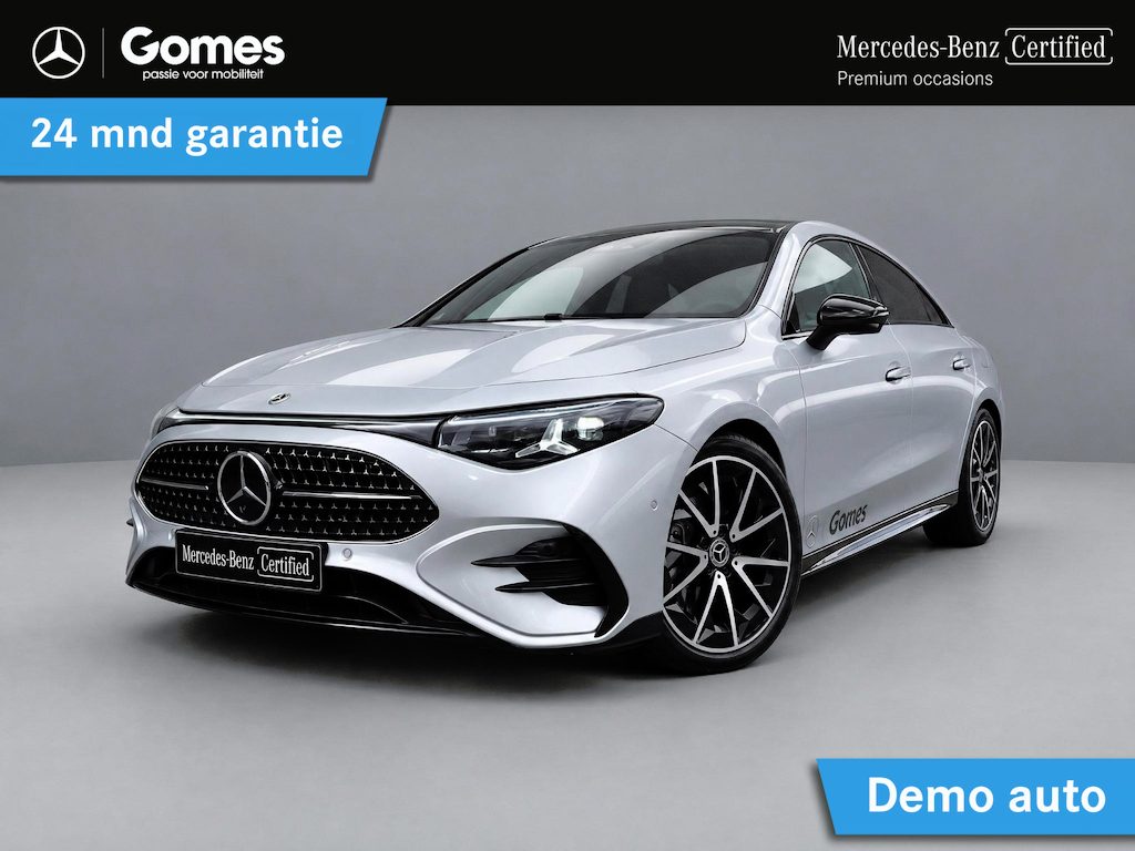 Mercedes-Benz CLA 180 Business Solution AMG | Night Pakket | Panoramadak | Adaptieve Cruise Control | Dodehoekassistent | Verkeersbordenassistent | MULTIBEAM LED Koplampen | Elektrisch Verstelbare Stoelen + Memory | Stoelverwarming | Sfeerverlichting | THERMOTRONIC Klimaatregeling | Sierdelen Geborsteld Aluminium Lightlines | Apple CarPlay | Android Auto | Achteruitrijcamera | Parkeersensoren
