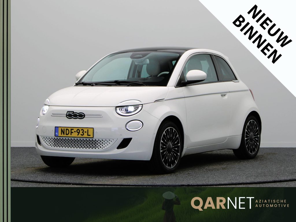 Fiat 500 La Prima 42 kWh | Panoramadak | Achteruitrijcamera | Stoelverwarming | 312km WLTP |