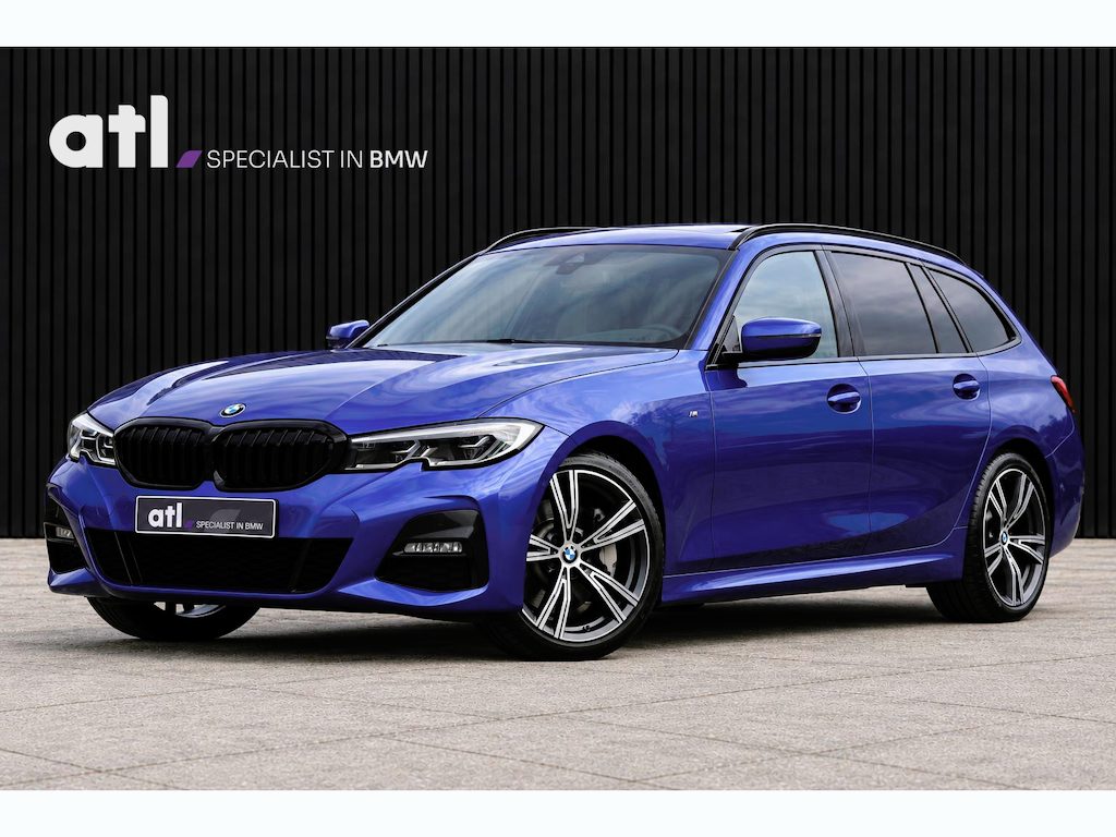 BMW 3-Serie Touring 330i xDrive High Executive M-pakket | Pano | HUD | 19" | Laser | Keyless | Hifi | Camera | DAB | Elektr. stoel + mem | Alarm kl.3 | Etc.