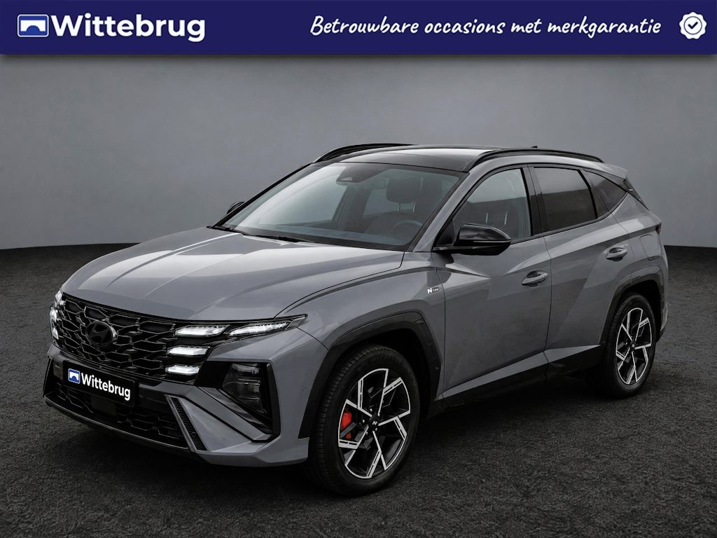 Hyundai Tucson 1.6 T-GDI HEV N Line Sky Panoramadak | Matrix LED | 360 camera | All-season banden | Demo YP