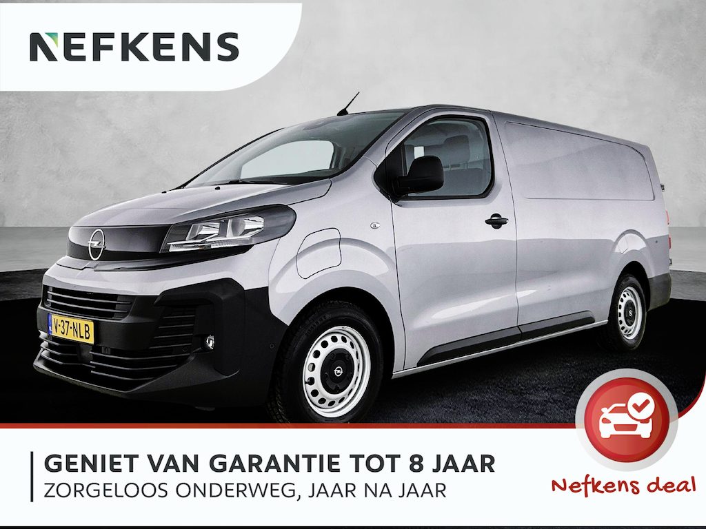 Opel Vivaro-e Electric 136pk L3 75 kWh Automaat | Tot 8 Jaar Garantie | Apple Carplay/Android Auto | Dodehoekdetectie | Airco | Cruise Control | Achteruitrijcamera | 3 Fase |