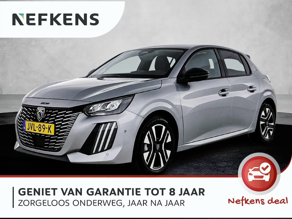 Peugeot 208 1.2 Hybrid 110pk Allure Automaat | Tot 8 Jaar Garantie | Navigatie | Camera Voor + Achter | Climate Control | Adaptieve Cruise Control | Dodehoekdetectie | 16"LMV | LED |