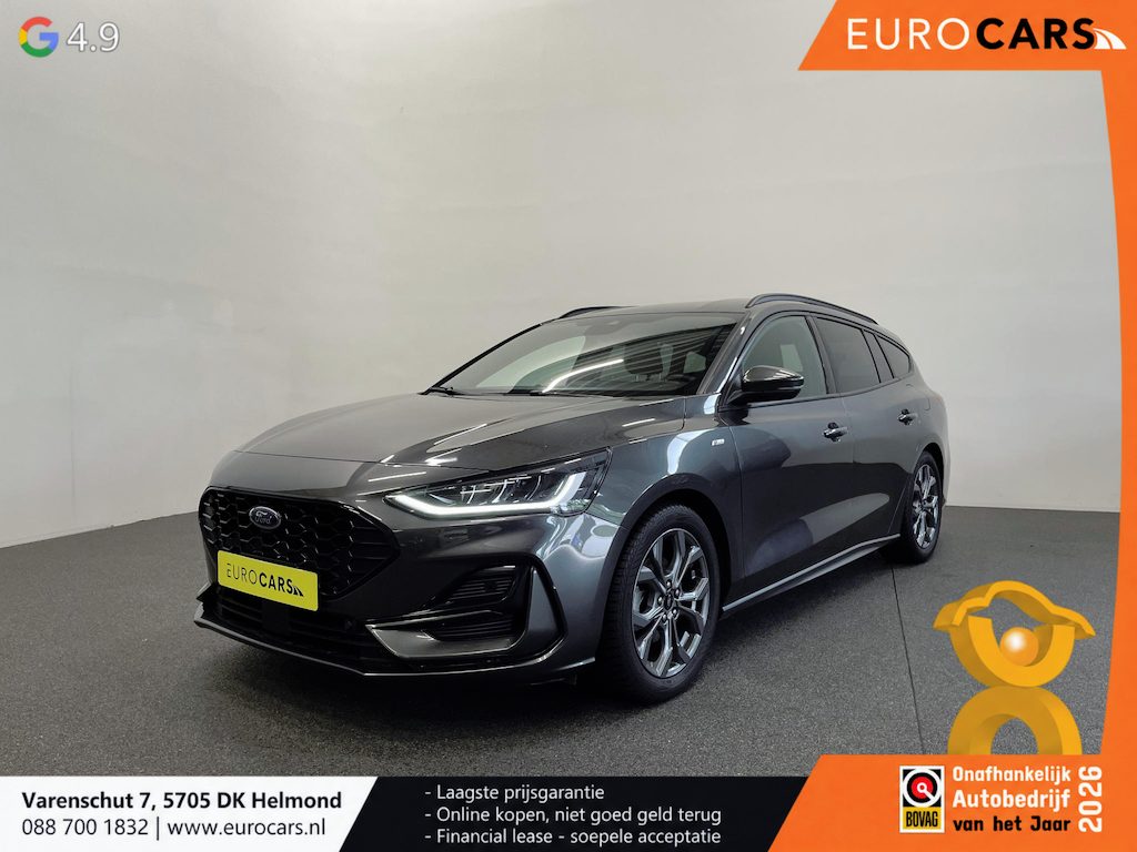 Ford Focus Wagon 1.0 EcoBoost Hybrid 155 pk ST Line Automaat LED Winterpakket PDC VA+Camera Carplay Navi Adaptive Cruise Control Privacy Glass