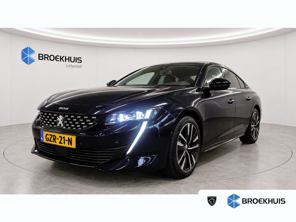 Peugeot 508 1.6 HYBRID 225PK GT PACK AUTOMAAT / NAVI / LEDER / CLIMA / PDC / 18" LMV / CAMERA / KEYLESS / PANO. DAK / I-COCKPIT / FULL-LED / WINTERPAKKET / FOCAL AUDIO / ADAPT. CRUISECONTROL / FULL-OPTIONS !!
