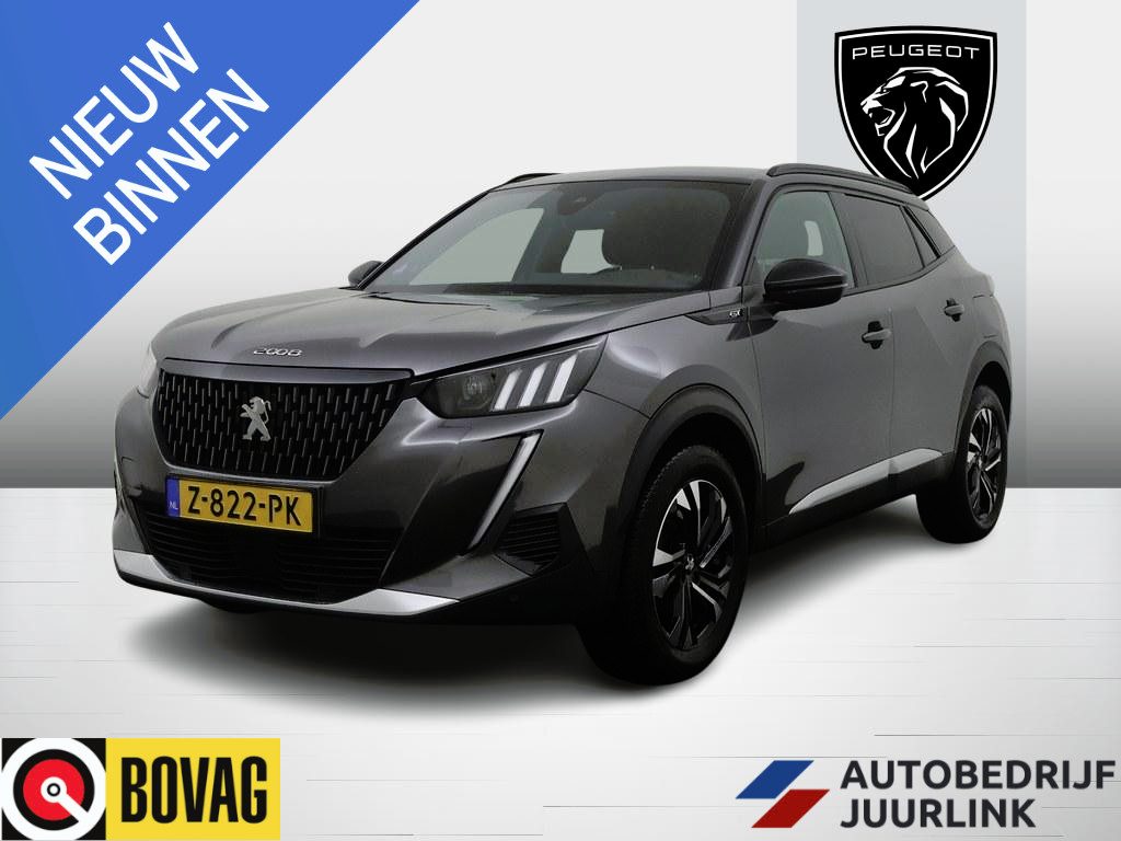 Peugeot 2008 1.2T 130pk GT Automaat Trekhaak/Camera/4S.Banden/ Stoelverw./Led/H.Leder/VC/Ecc/CarPlay